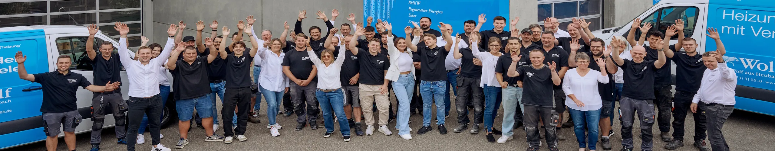 Header vom ganzen Team von Wolf GmbH