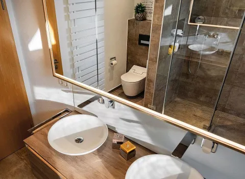 Familienfreundlich Bad Dusch WC 