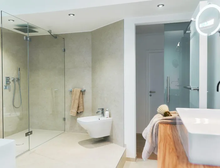 Freistehende Badewanne