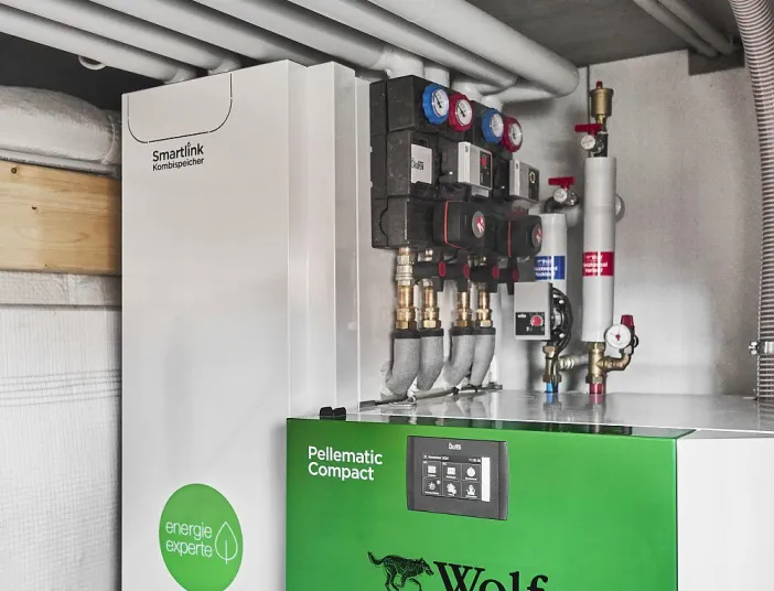 Pelletheizung Anlage